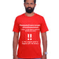 Longest word in English ! - Round Neck Half Sleeve Regular Fit TShirt Brainy Being Apparels S Red